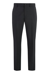 Wool blend trousers